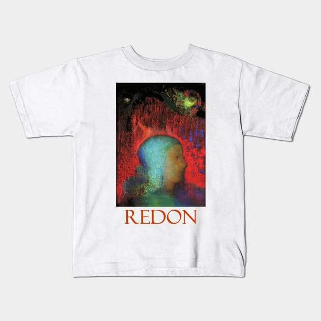 Joan of Arc by Odilon Redon Kids T-Shirt by Naves